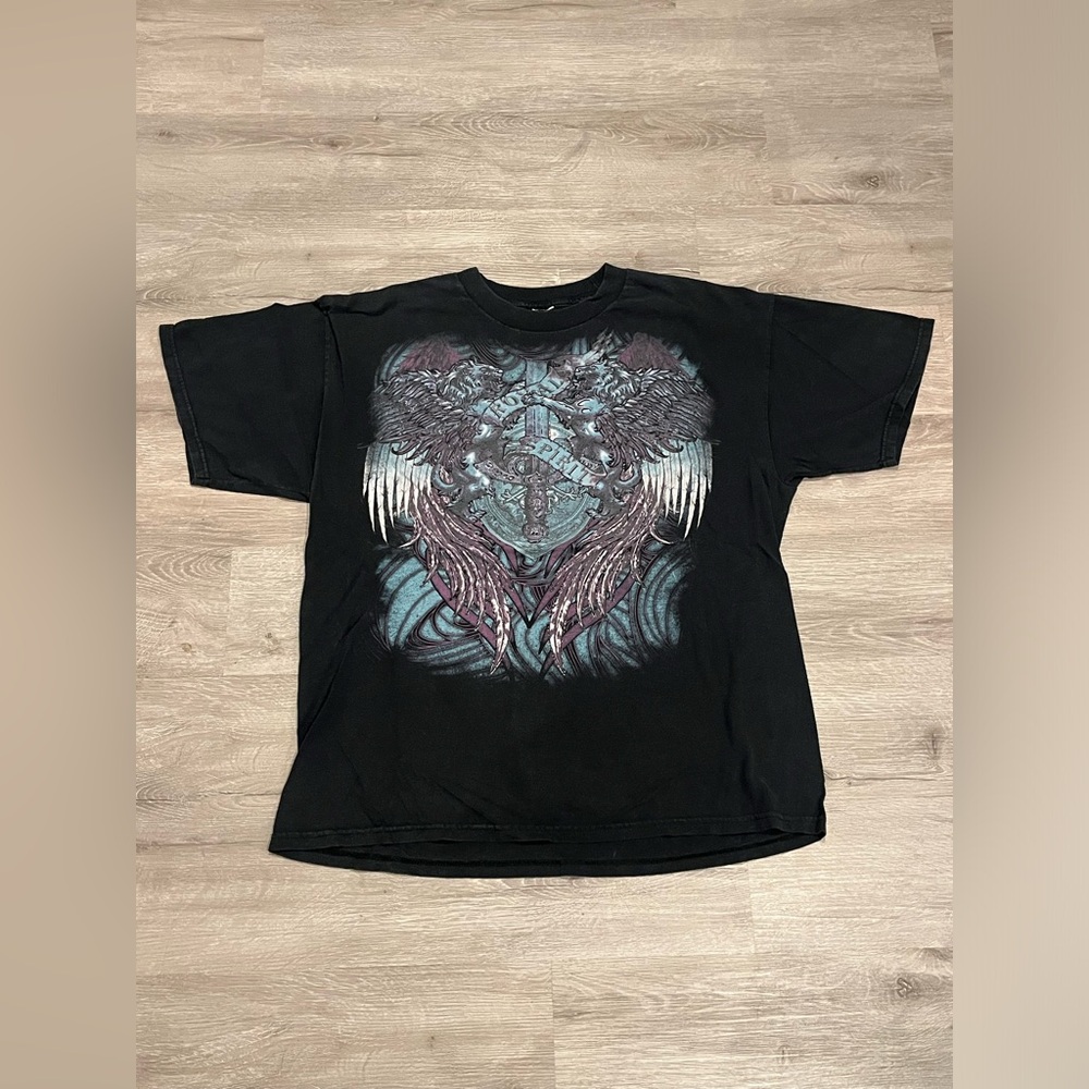 Vintagege y2k grunge 2 sided graphic tshirt
